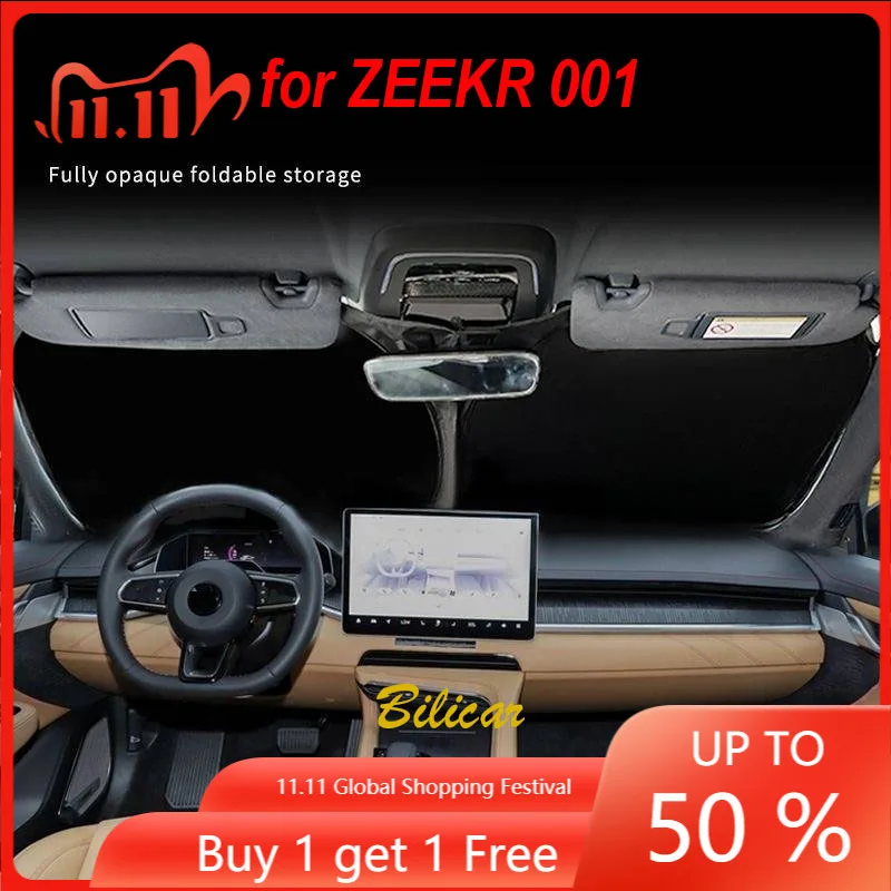 

for ZEEKR 001 2022 2023 Front Rear Windshield Sun Shade Window Sun Visor Sunscreen UV Heat Insulation Curtain Accessories