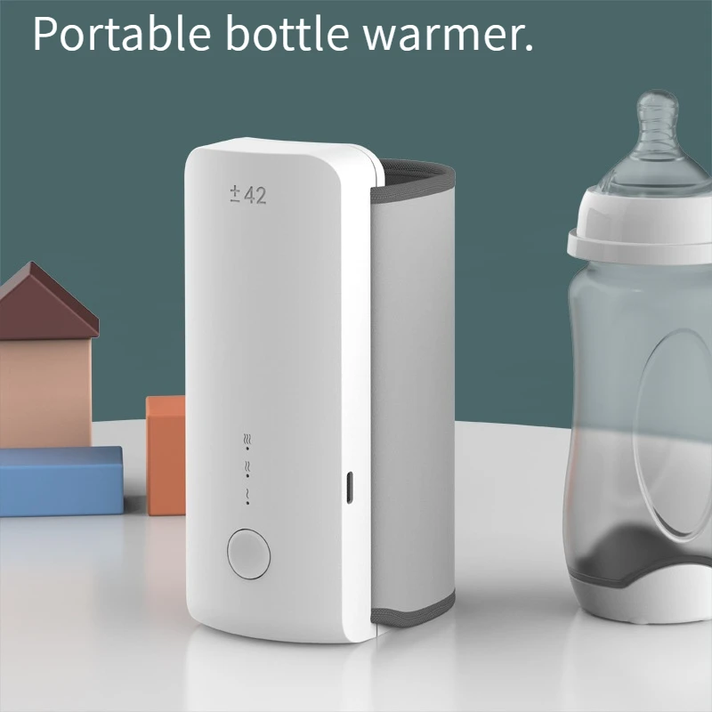 

Portable Baby Bottle Warmer, USB Rechargeable, 42℃ Constant Temperature Control, Essential Tool for Home and Outdoor Use.