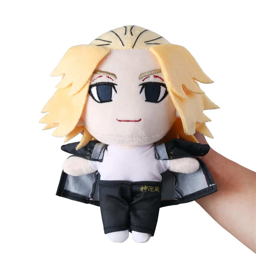 goddess costume Takerlama Tokyo Revengers Plush Stuffed Dolls Sano Manjiro Hanagaki Takemichi Cartoon Q Type Pillow Pendant Cushion Toy Kechain anime cosplay Cosplay Costumes