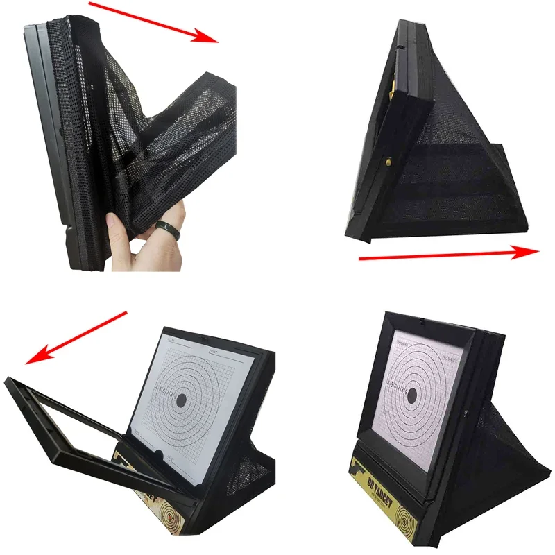 Dual-purpose Target Box Shooting Rotating Target Paper Recycling Box Slingshot Shooting Practice Targets Paper Package