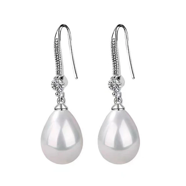 Pearl Dangle Earrings 10