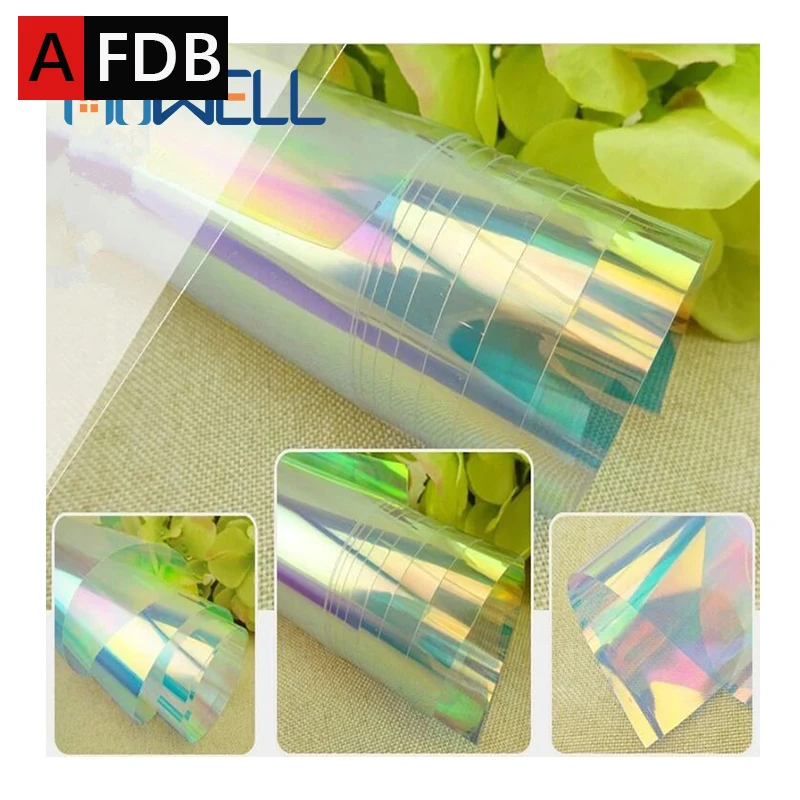 2/3/5 M One-Way Mirror Window Film Reflective Decorative Color Changing  Iridescent Window Tint