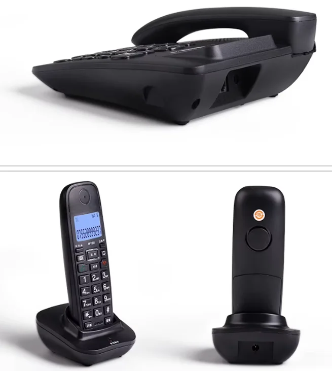 2.4G Corded Phone Handset 2-4 Cordless Answering Machine 300M Long Range Wireless Telephone cordless phone phone handset