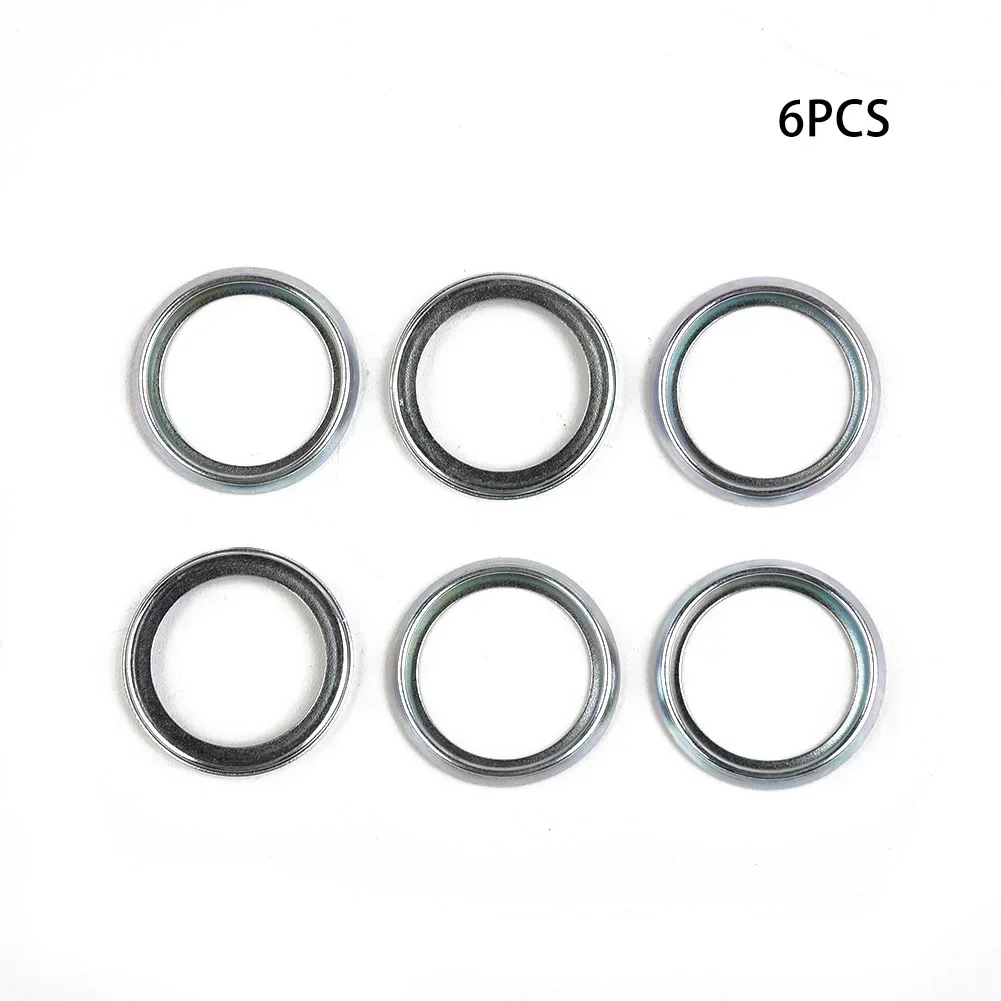 6pcs Oil Drain Plug Crush Washer Gasket Set 16mm 803916010# for Sub-aru-2011-Auto Replacement Aaccessories