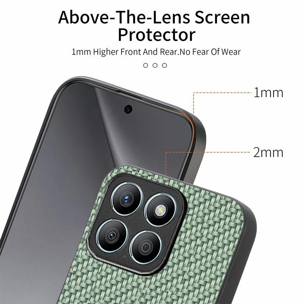 Luxury Magnetic Leather Back Case with Edge Protection