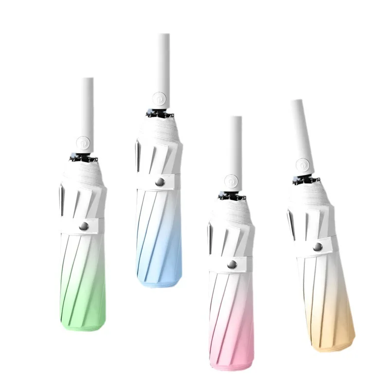 The 20 bone Gradient Small Fresh Umbrella, Super Sun Protection, Super Light, Can Be Carried Anywhere