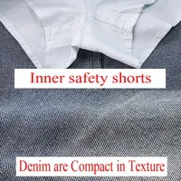 Summer New Womens Vintage Denim Skirts Korean Fashion High-Waisted Slim Mini Skirt Woman Elegant All-Match A- Line Bodycon Skirt - Image 6