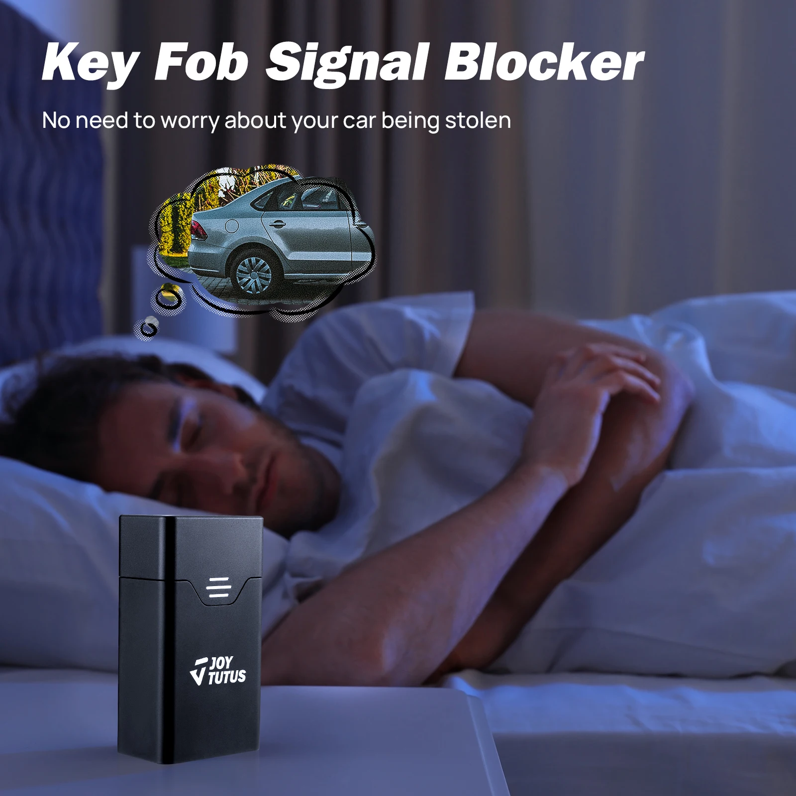 Car Key Signal Blocker Box Anti-Theft RFID Key Fob Protector Aluminium Box  Protector Signal Blocking Key Fob Car Keyless Case