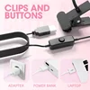 Nail Dryer Light UV Nail lamp 395nm Wavelength Clip-on Desk Mini USB For Gel Nails ongle Manicure Salon Tools 5