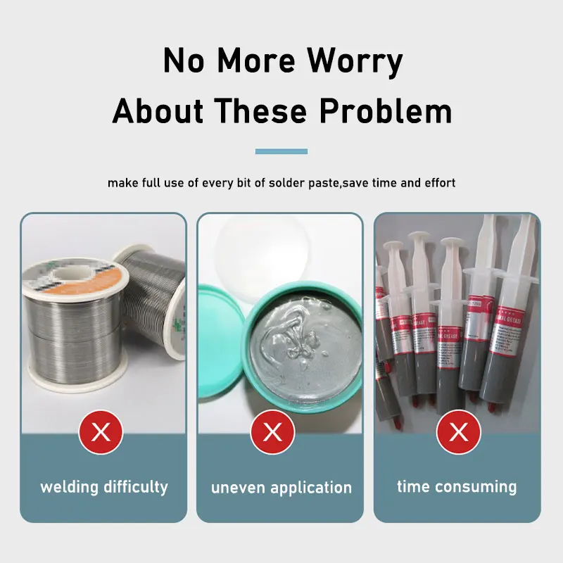 Solder Paste Syringe Extruder Solder Paste Extruder Kit Soldering