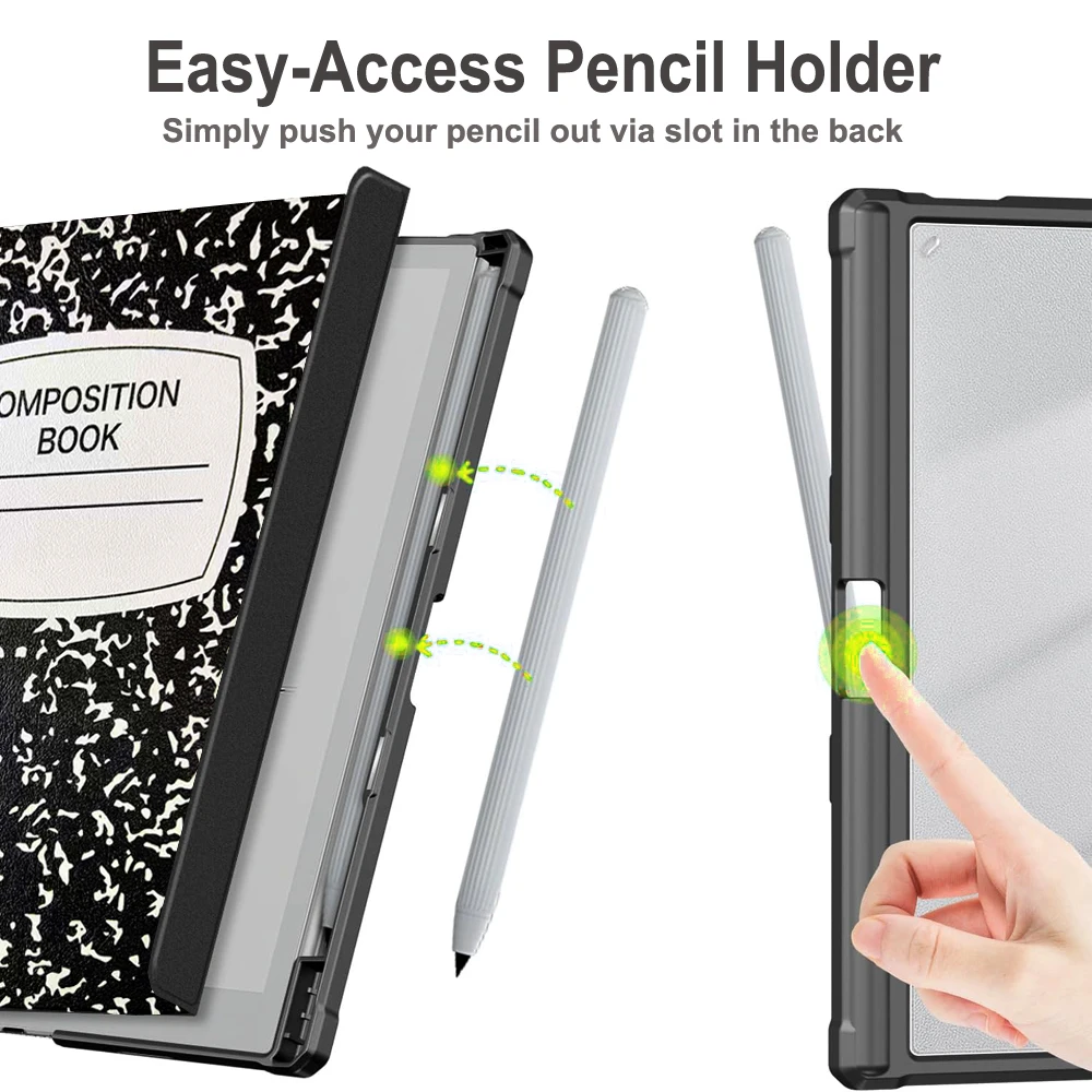 Tablet Case Smart Cover for Onyx Boox Go 10.3 epaper Tablet Magnetic Auto Wake Sleep Protective Pu Leather