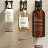 Universal Shower Gel Bottle Rack Wall Mounted Adjustable Shampoo Bottle Metal Holder Hand Soap Dispenser Hook Free Punching 2