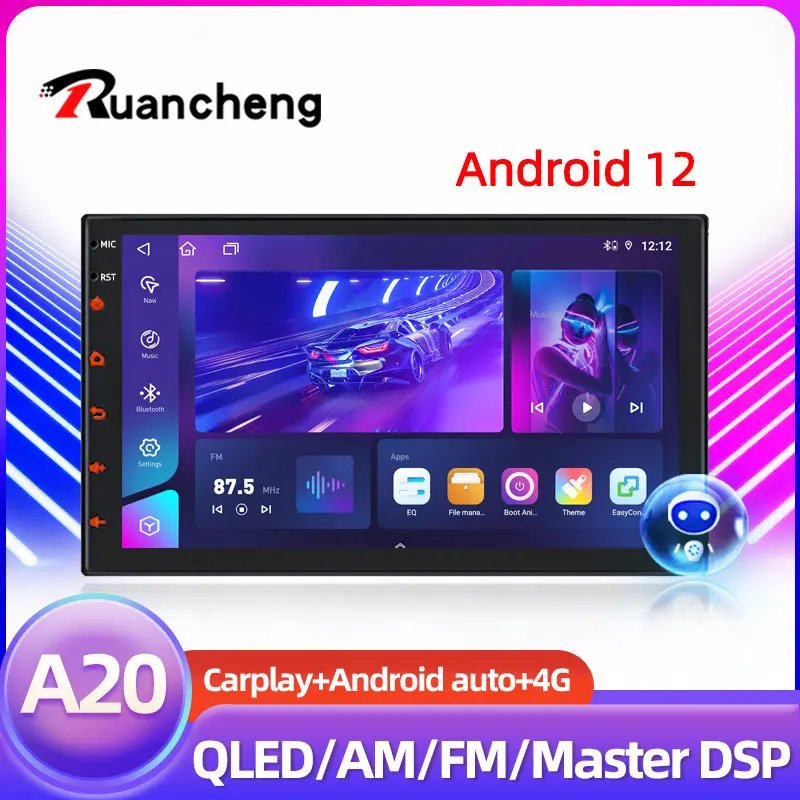 Ruancheng-2-Din-Universal-7-Car-Radio-Multimedia-With-GPS-Android12 ...