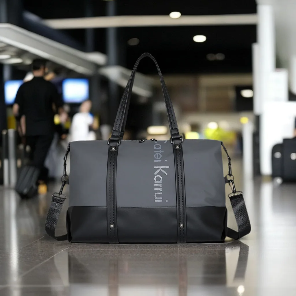 

CateiKarrui Men's Travel Bag Portable Business Travel Large Capacity Luggage Bag Short Distance Travel Bag