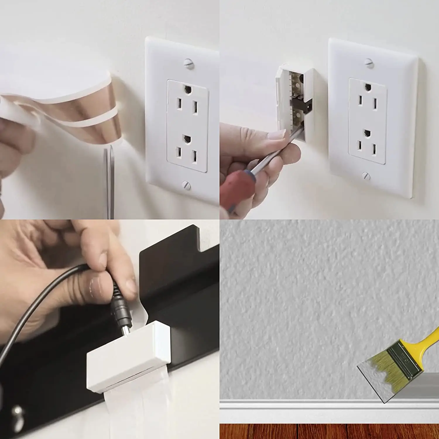 Quick Connector for 16-Gauge Hidden Super Flat Speaker Wire Audio Cable Flat Wire Adaptor for LED Lighting 2pcs wire connectors heat shrink connector solder seal connector