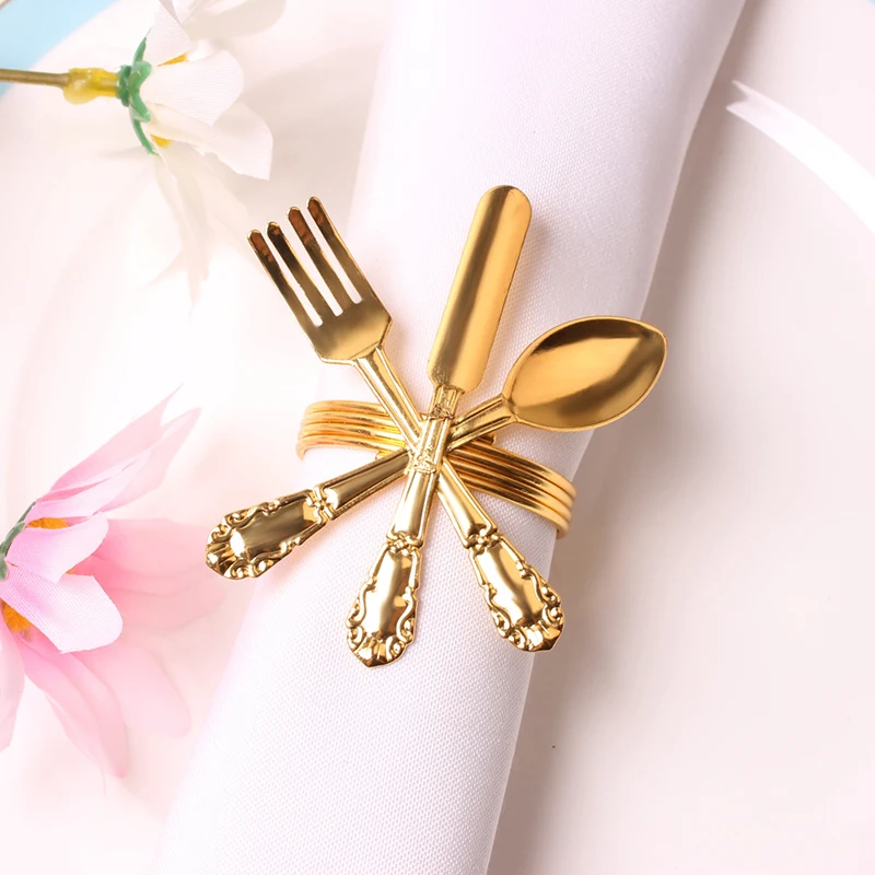 

Металлическая пряжка для ножа, вилки, салфеток, украшение для свадебного стола, держатель для салфеток, столовая салфетка для домашнего банкета