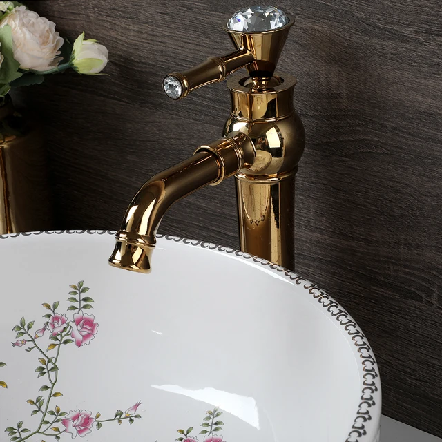 Zappo อ่างน้ำเซรามิกสำหรับซิงค์ห้องน้ำก๊อกน้ำคอมโบด้านบนเคาน์เตอร์พอร์ซเลนรอบรูปร่างโต๊ะเครื่องแป้งอ่างล้างมือสำหรับโรงแรม 3