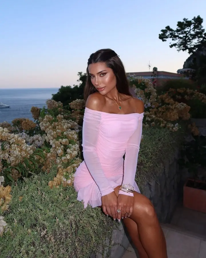 Elegant One Shoulder Double Layer High Elasticity Tight Dress For Women Bodycon Fall Female Party Evening Dress