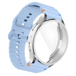 Sports Strap with Soft Silicone Bracelet and TPU Protective Cover - Galaxy Watch 7 40mm (LUS)