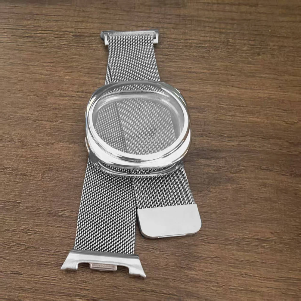 Stainless Steel Milanese Loop Watch Band with TPU Cover - 2 Pack