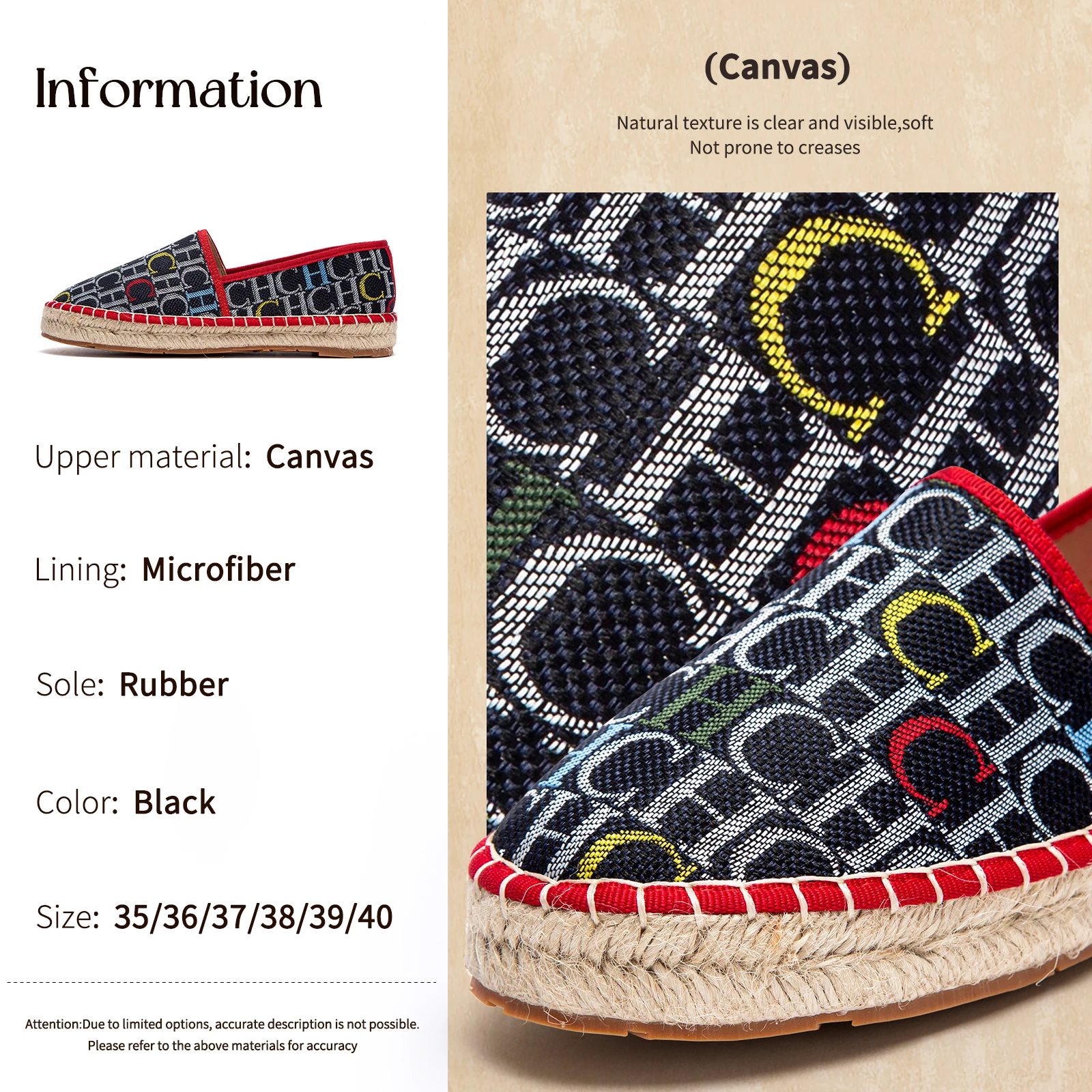 أحذية الشاطئ النسائية CHCH ربيع جديد نسيج اليدوية...