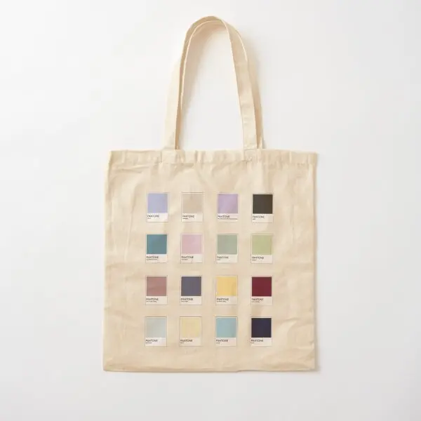 Folklore Pantone Color Swatches Taylor Canvas Bag Fashion Travel Riutilizzabile Ladies Pieghevole Stampato Designer Shoulder Bag Tote