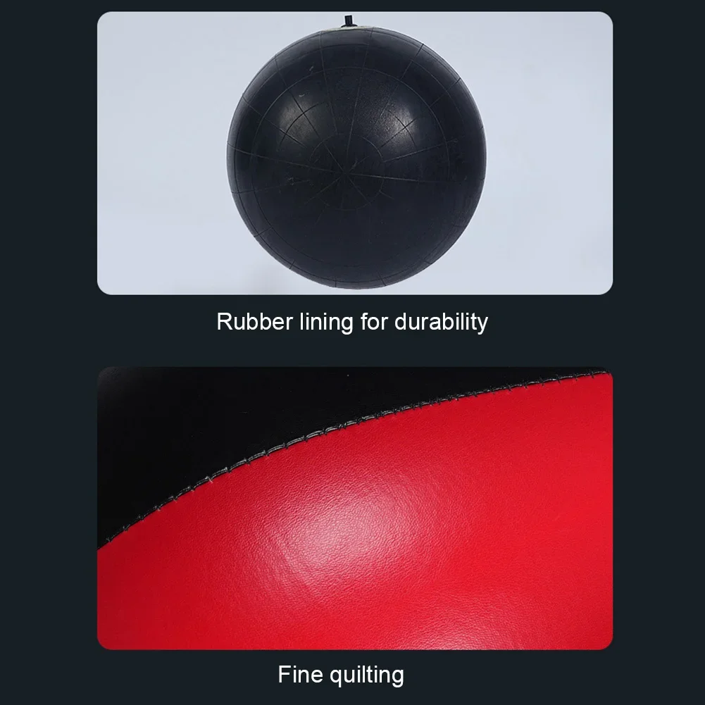 Boxing Speed Ball Hanging Punching Bag PU Leather Boxing Reflex Ball Stress Relief Striking Bag Equipment