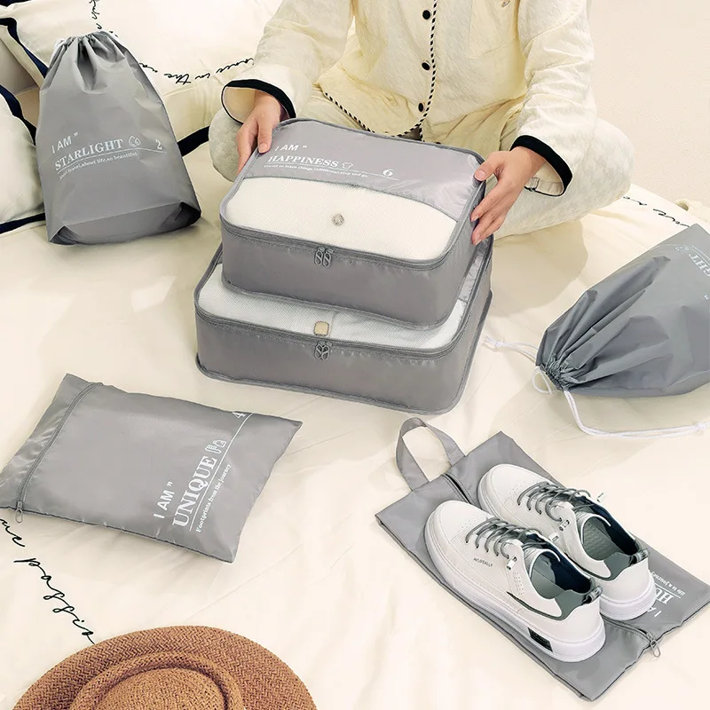 

6pcs/set Waterproof Travel Storage Bag Multi-functional Household Clothing Sorting Storage Bag Luggage Storage Bag
