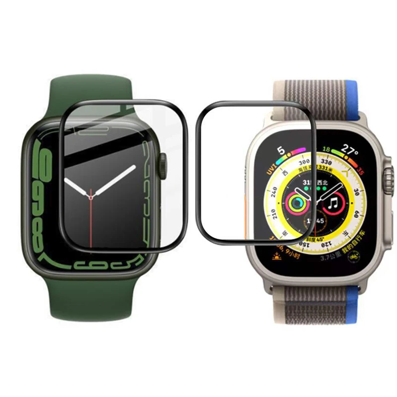 

3d-пленка с мягкими краями для защиты экрана для iwatch Apple Watch Ultra 49 мм серии 2/3/4/5/6/SE/7/8 38 мм 42 мм 40 мм 44 мм 41 мм 45 мм