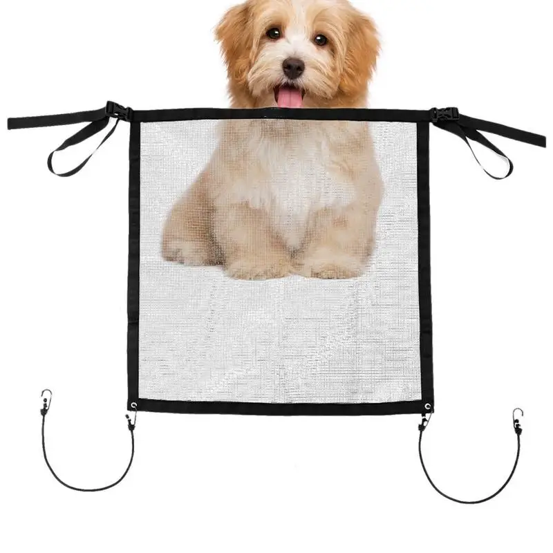 

Dog Barrier For SUV Adjustable Dog Backseat Barrier Dog Barrier Car Pet Car Barrier Labelable Pet Car Divider Back Seat Barrier