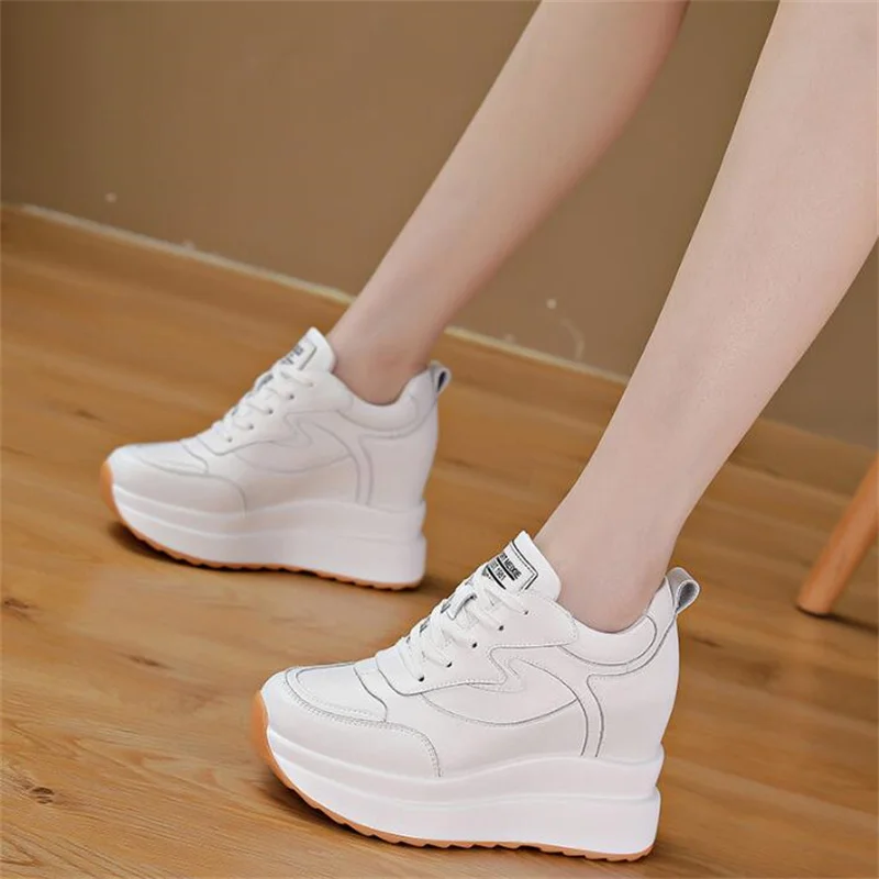 High Heel Women Sneakers Wedge Shoes Girls Platform Sneakers Ladies Shoes