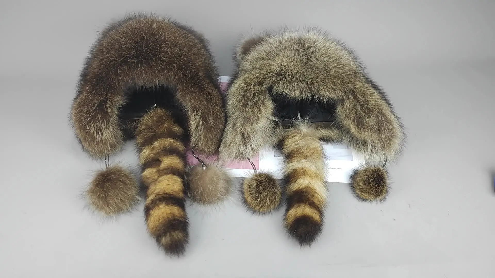 Gorro De Peluche De Mapache Para Invierno - Sombrero Divertido Con Orejas, Ajustable Y Cómodo Para Fotos, Fiestas Y Disfraces