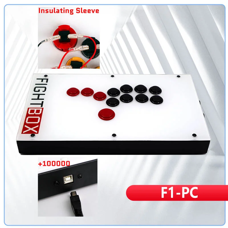 FightBox FIGHTING BOARD-UP5 All Buttons Hitbox Style Arcade Joystick ...