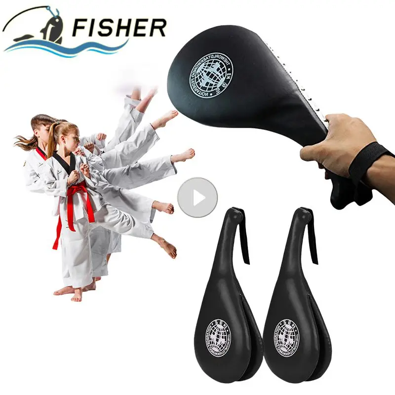 1PC Taekwondo Boxing Pads Children Kick Pad Target Karate Punch PU Rebound Sponge Pads Double Kick Kids Adult Boxing Accessory