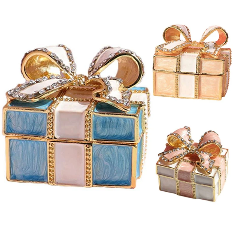

Органайзер для украшений с бантом, коробка, уникальные подарки для украшения дома, коробка для украшений, сувенирная подарочная коробка