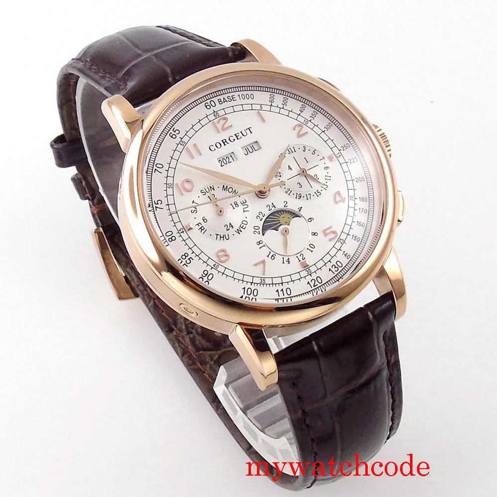 Automatic Men's Wristwatch Leather