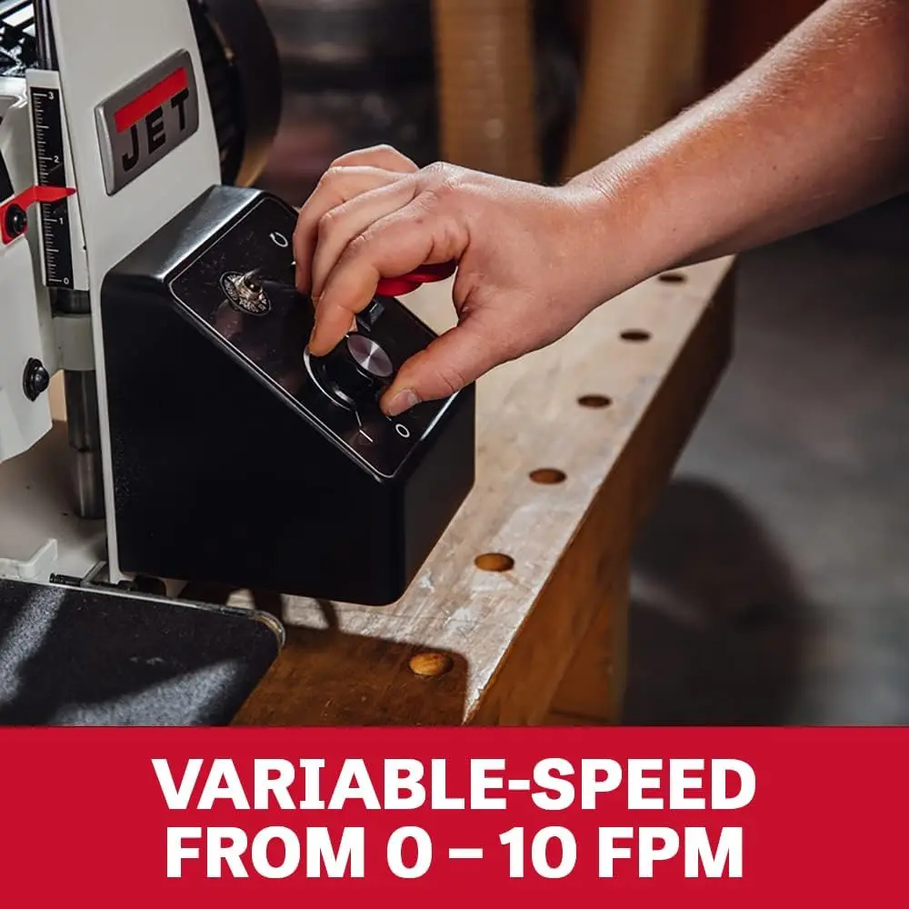 10-Inch Benchtop Drum Sander, 1 HP, 1Ph 115V (Model JWDS-1020)