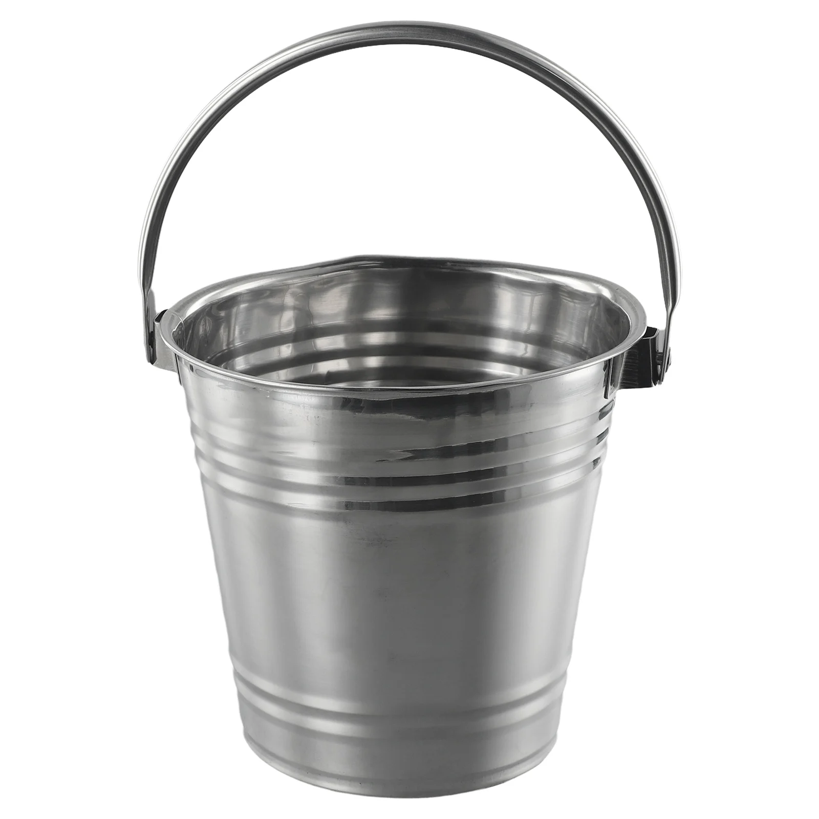 Stainless Steel Ice Bucket Bar Ice Bucket Creative Mini With Clip Beer Red Wine Household Creative Cube