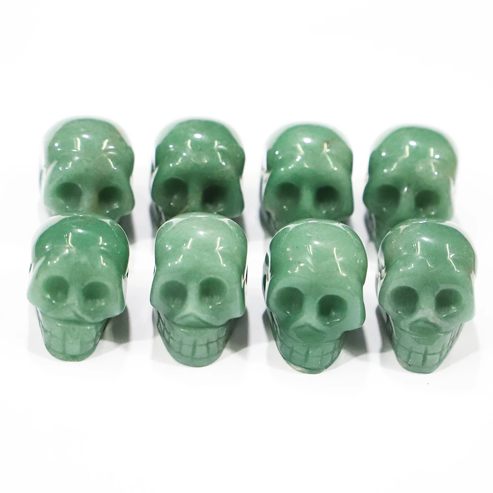 Selling Natural Stone Skull Pendants Necklace Fashion Jewelry Making Charms Skeleton Bracelet Gift Wholesale 6Pcs Free Shipping