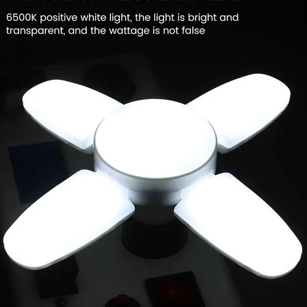 Description Picture 5 of item28W Fan Shape LED Bulb E27 LED Lamp Foldable 220V 110V Light Bulbs For Home Living Room Warehouse Garage Ceiling Light