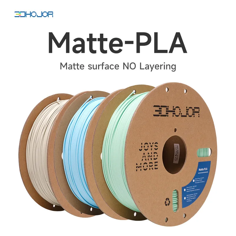 3DHOJOR Matte PLA Filament 1KG 1.75MM PLA Matte 3D Printer