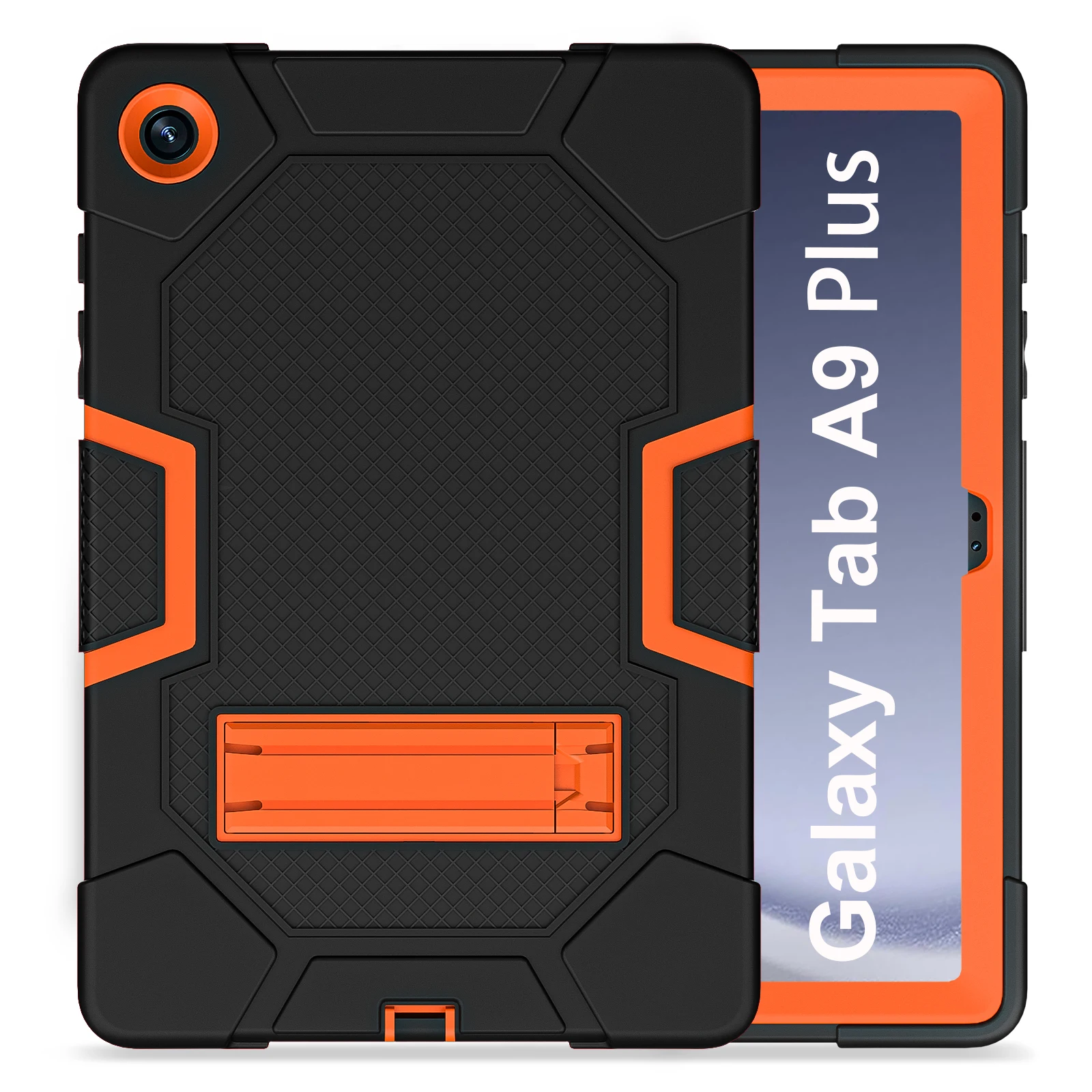 

Case For Samsung Galaxy Tab A9 SM-X110 X115 X117 A9 Plus SM-X210 X216B X218U Stand Cover 3-Layer Rugged Heavy-Duty Shockproof