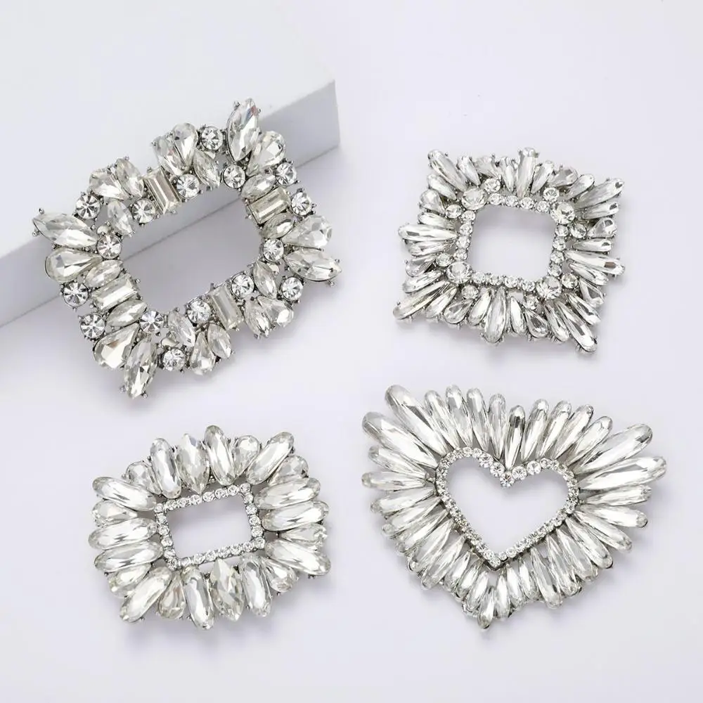 1PC Shoe Clip Wedding Shoes High Heel Women Bride Decoration Rhinestone Shiny Decorative Clips Butterfly Charm Buckle