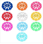 100Pcs Flower Pot Hole Mesh Pad, 4.5cm Diameter Round Bonsai Pot Bottom Grid Mat Mesh Drainage Netting Hole Screen