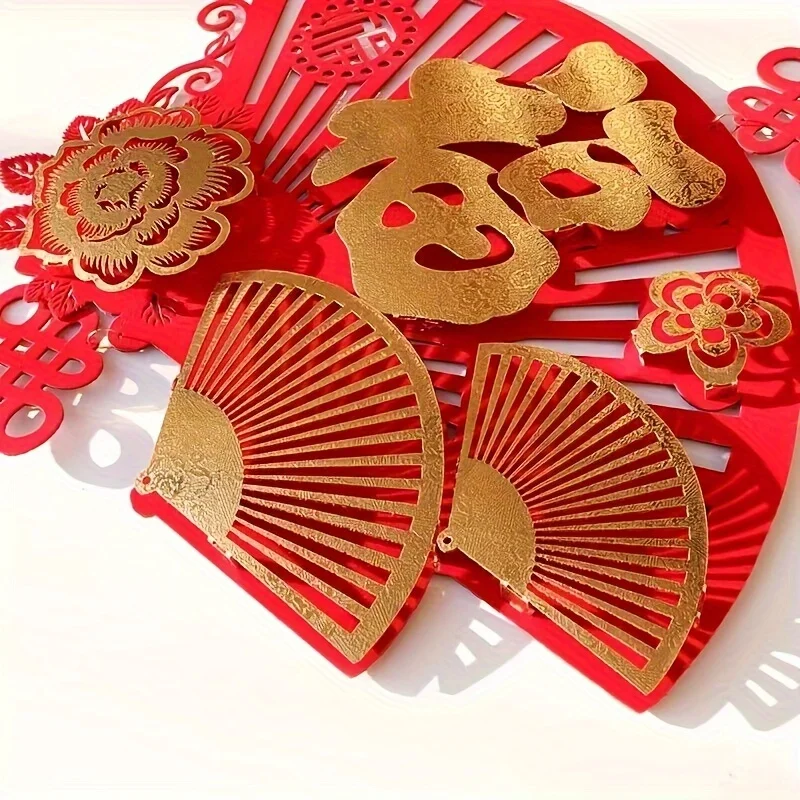 Chinese Style Fu Decoration, Red Chinese Knot Pendant,for Wall Decoration, Festival Housewarming, Chinese Decoration Traditional