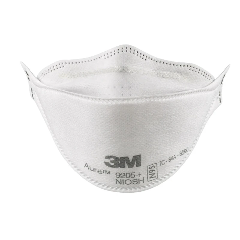 Détail du bord intérieur du masque 3M 9205+ montrant le joint nasal en mousse pour un ajustement confortable.