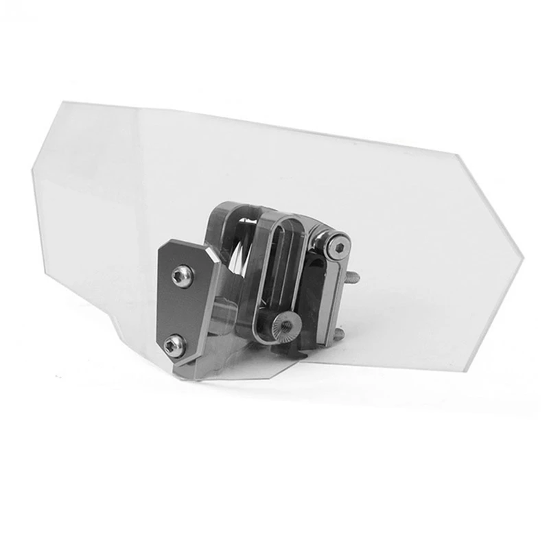 

Универсальный ветровой отражатель для мотоциклов, аксессуар с зажимом для удлинения ветрового стекла, 20 см, для Yamaha Nmax155, Honda PCX150