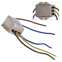 Reliable AC 250V Power Filter for Low Interference Environment Suitable for Electronic Data Processing Equipment 1