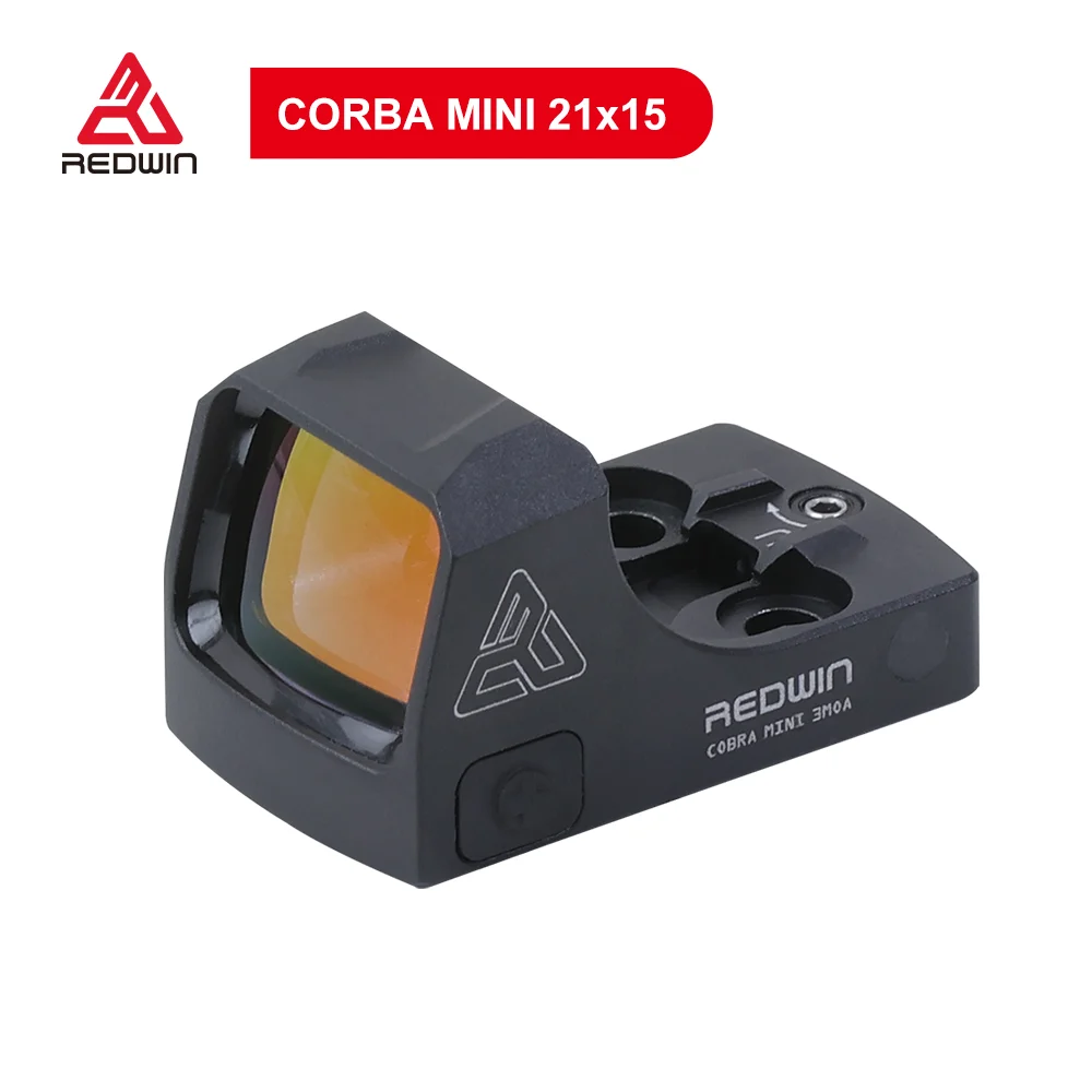 

Red Win Cobra Mini 21x15 Red Dot Sight 3MOA RMS низкий профиль 50000 часов стабилизация 2 мин. ATO для тонкого пистолета GLOCK G43X G48 9 мм