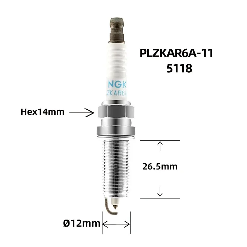 バーバラ✨５点☆ PLZKAR6A11 Spark Plug NGK 5118 for NISSAN ALITIMA SENTRA